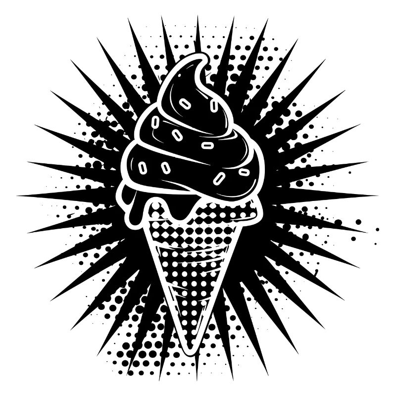 Cornet de crème glacée