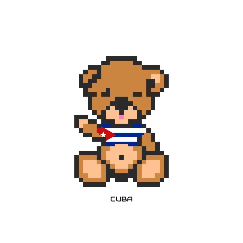 Pixel Bär Kuba