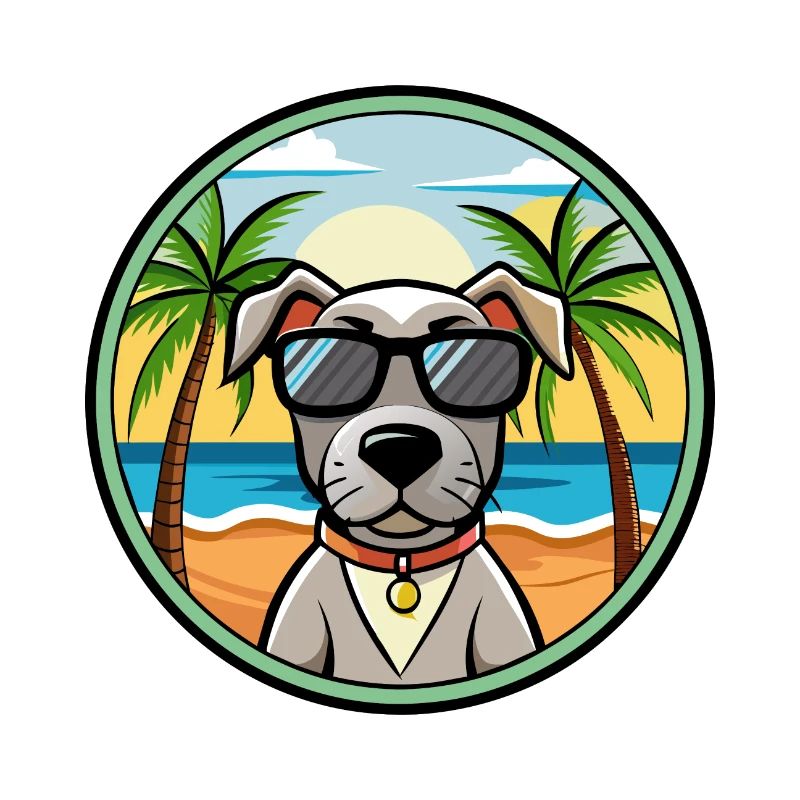 Alte dänische Pointer Hunderasse Cartoon Sonnenbrille