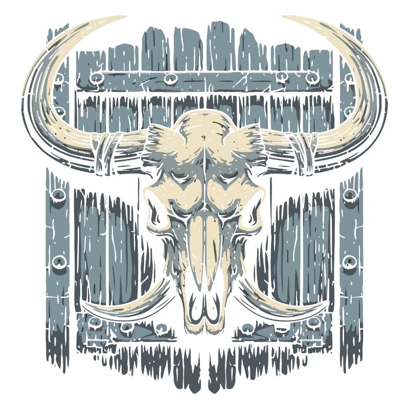 Crâne de bison