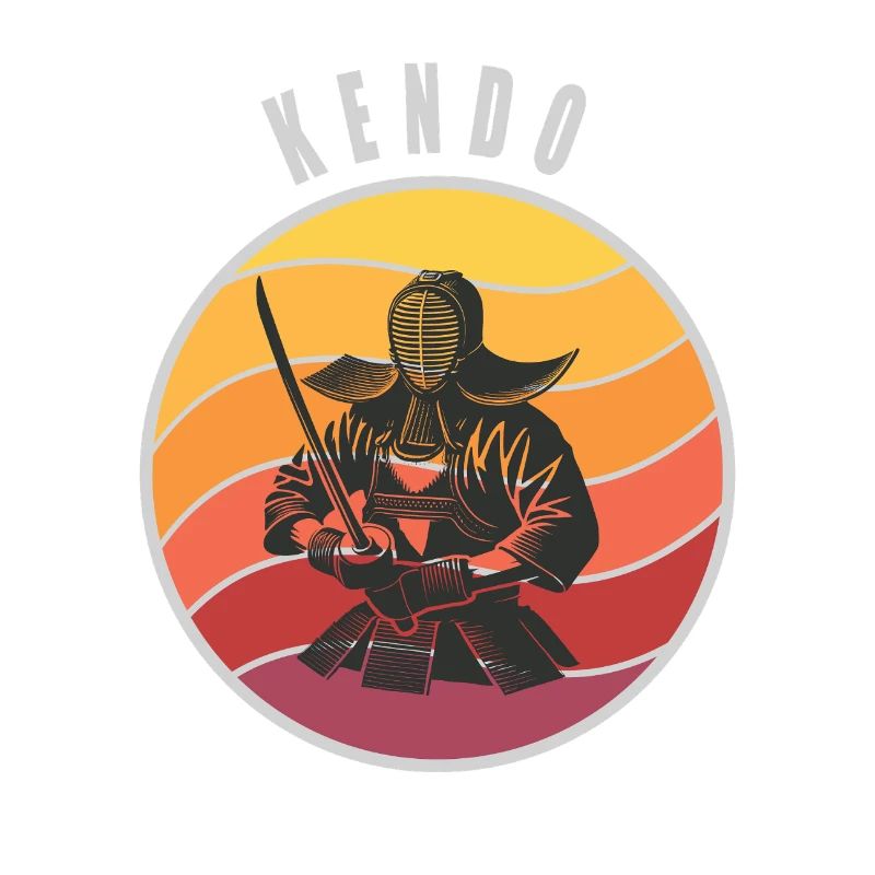 Retro Kendo Samurai Style