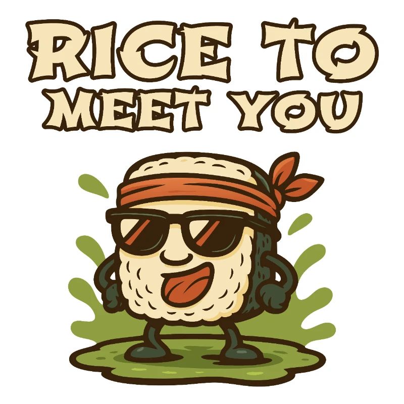 Riz pour te rencontrer Riz de dessins animés
