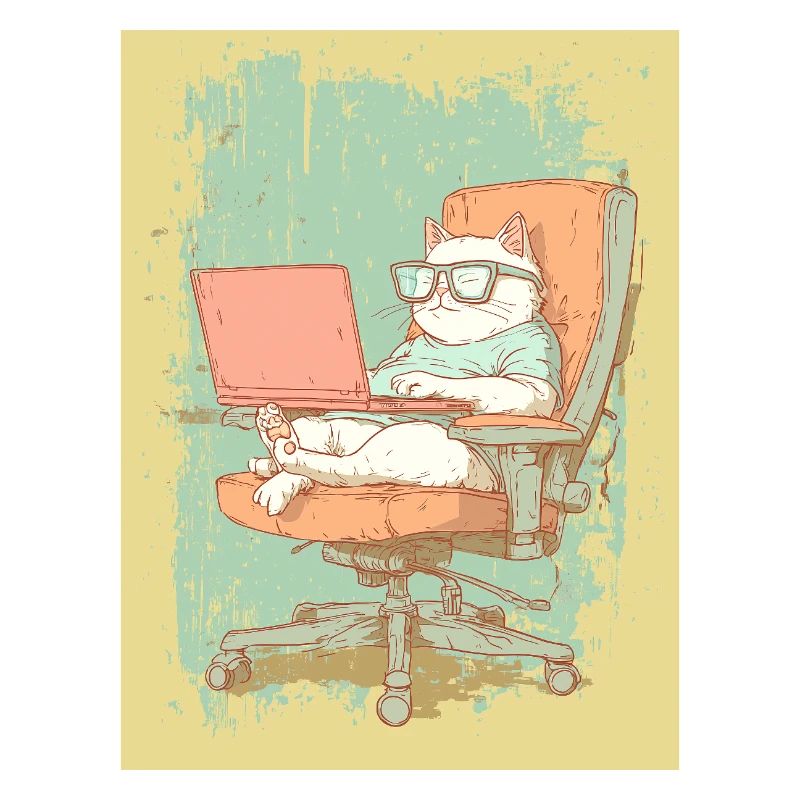 Homeoffice Level: Katze
