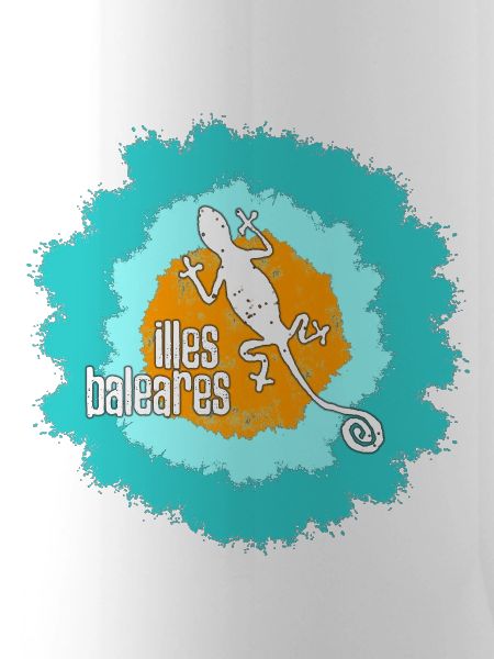 Baleares Gecko Illustration