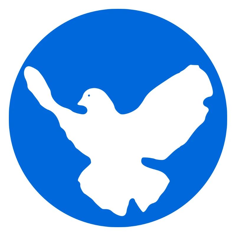 Conception d’icône de colombe de la paix