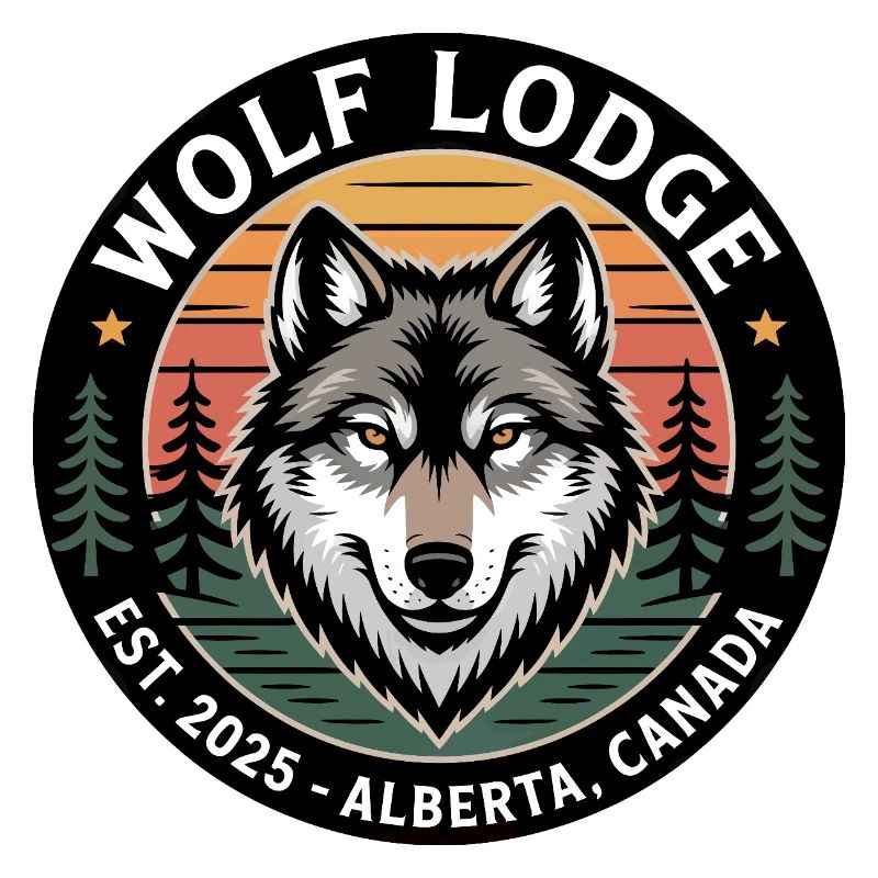 Wolf Lodge Alberta Emblem
