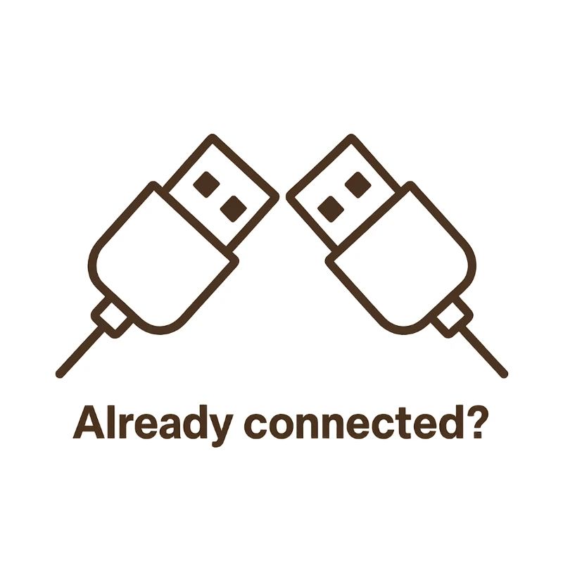 Already connected