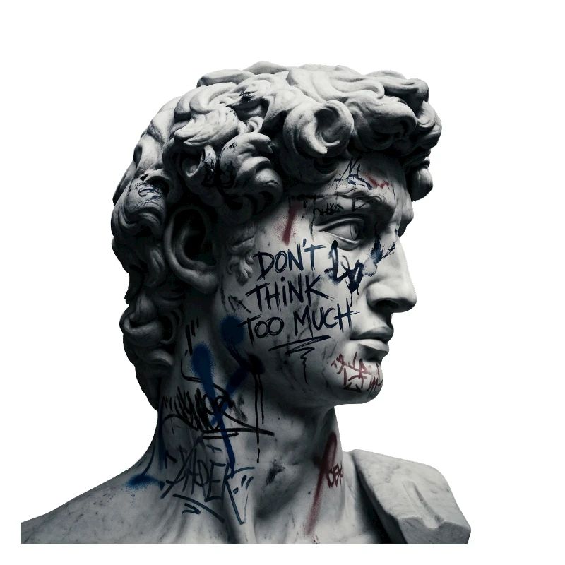 Dont Think Too Much Graffiti-David