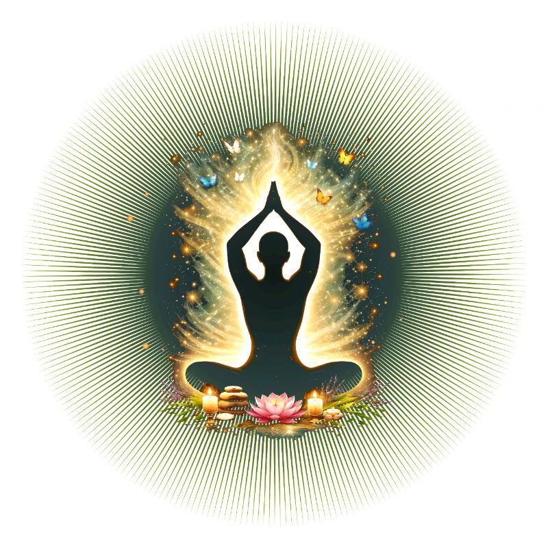 Conception de Mandala Énergétique de la Conscience de la Méditation