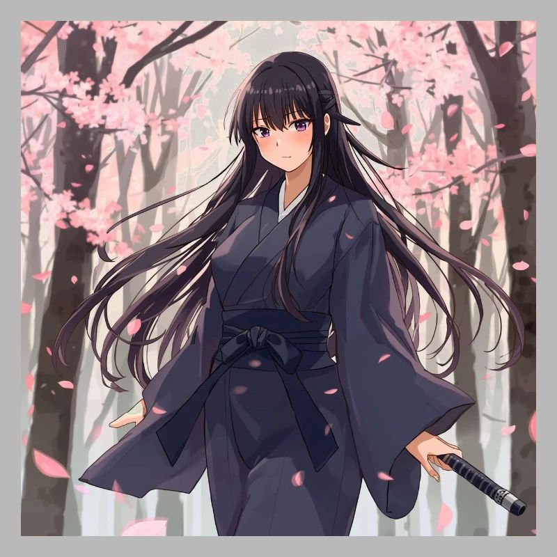 Sakura Samurai im Wald