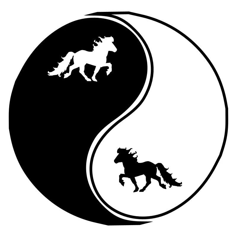 Islandpferde Yin Yang Freizeitreiten Pferd