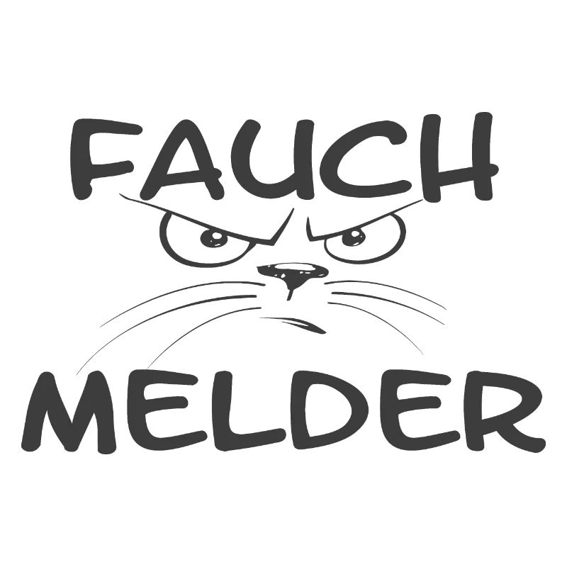 "Fauch detector" chat gris