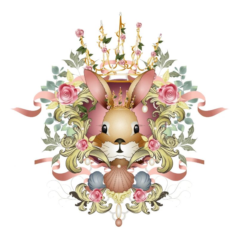 Adorable Easter in an ornamental setting