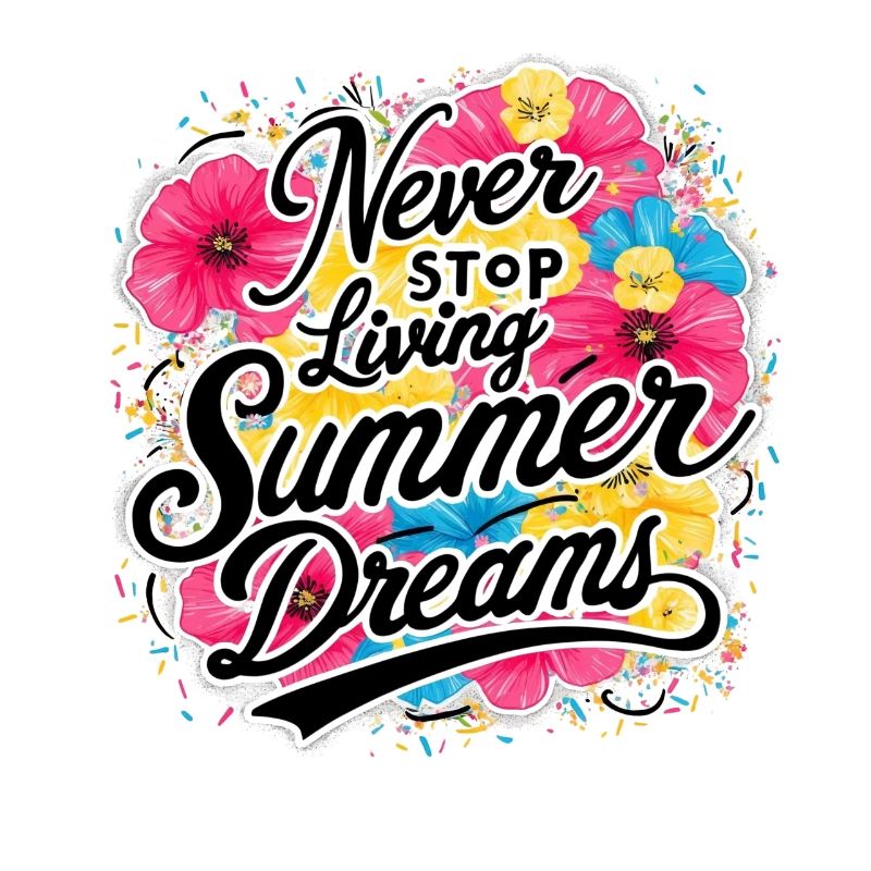 Conception Never Stop Living Summer Dreams