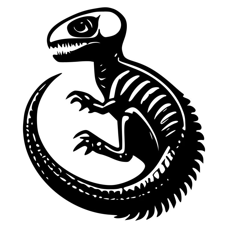 Dinosaurier-Fossil