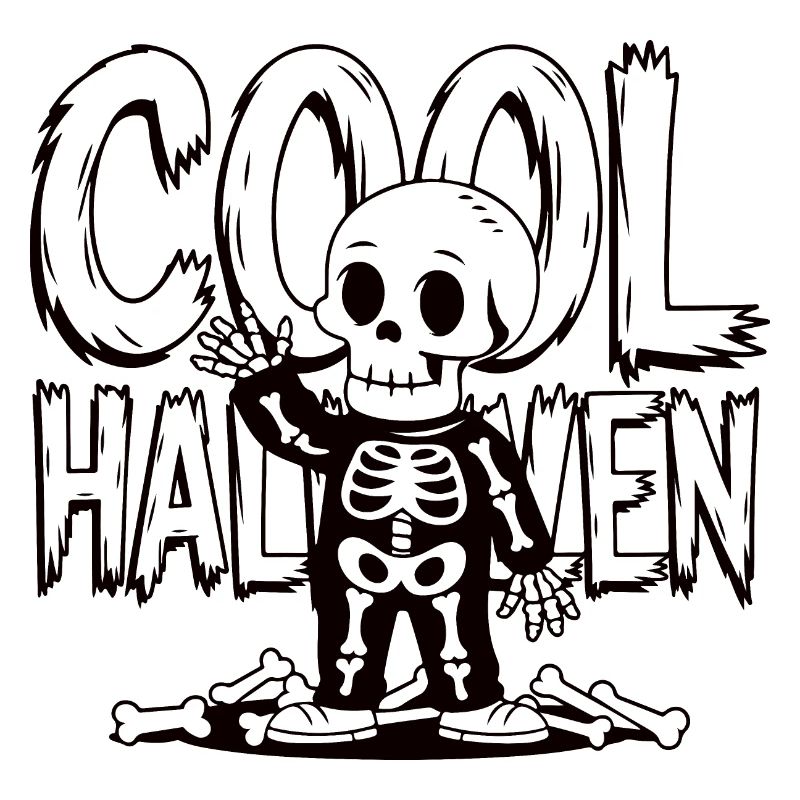 Cool Halloween Skeleton
