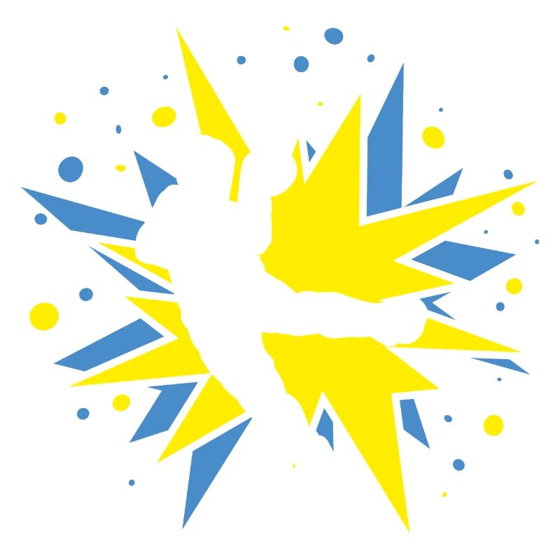 Handball Design im Comic-Explosionen