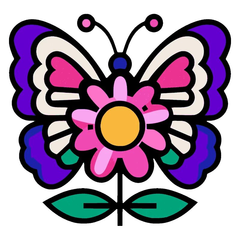 Papillon sur fleur