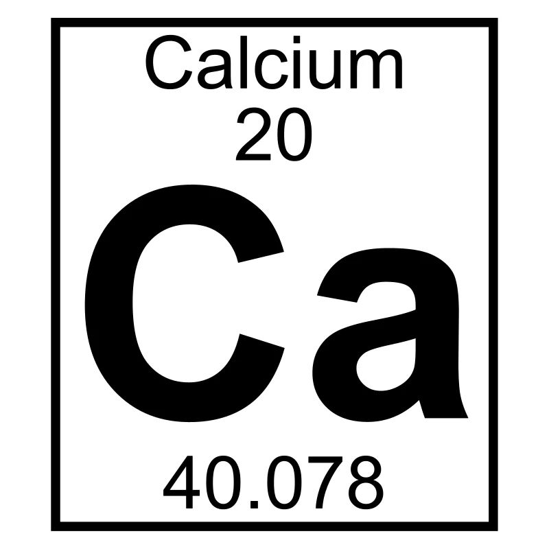 Periodic table element 20 - Ca (calcium) - BIG