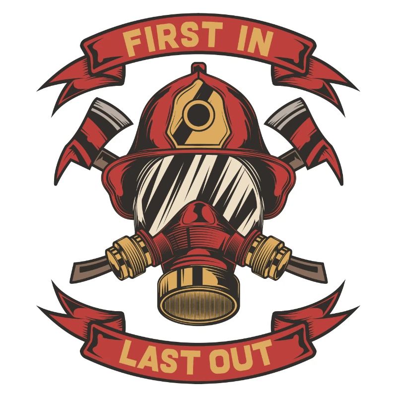 Last In Last Out Fire Fighter Axt Geschenk