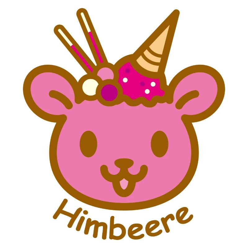 Eisbär Himbeere