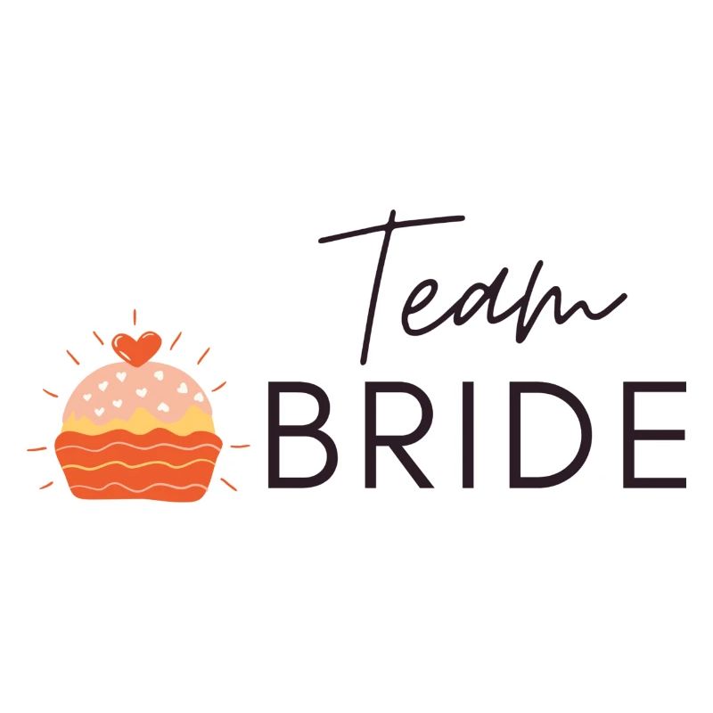 team bride cupcake