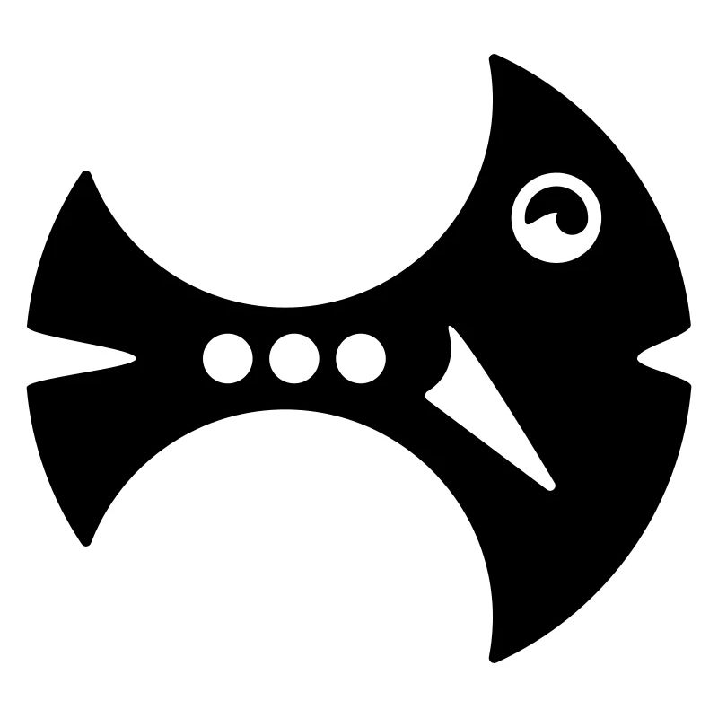 Sickle Fish Illustration Fantasy Fish