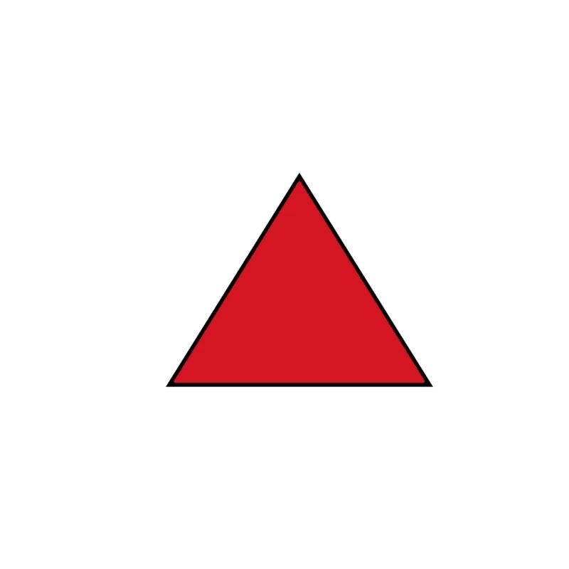 Triangle rouge