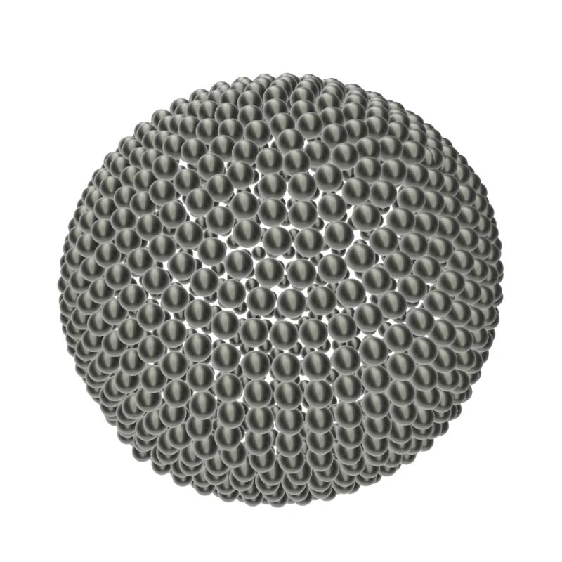Titanbälle in 3D-Optik