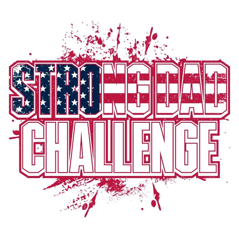 Strong Dad Challenge Flag