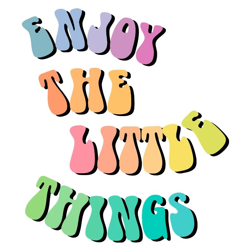 Enjoy little things - Geschenkidee - Geschenk