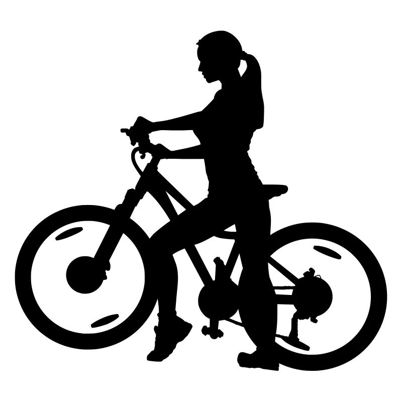 Radfahrerin