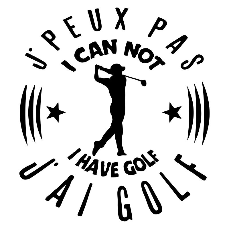 golf peux pas citation can not logo