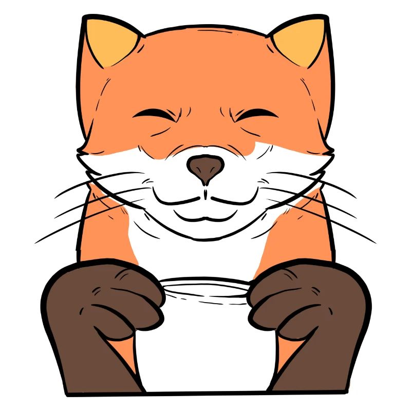 Fox Kaffee Kaffee-Trinker Geschenk