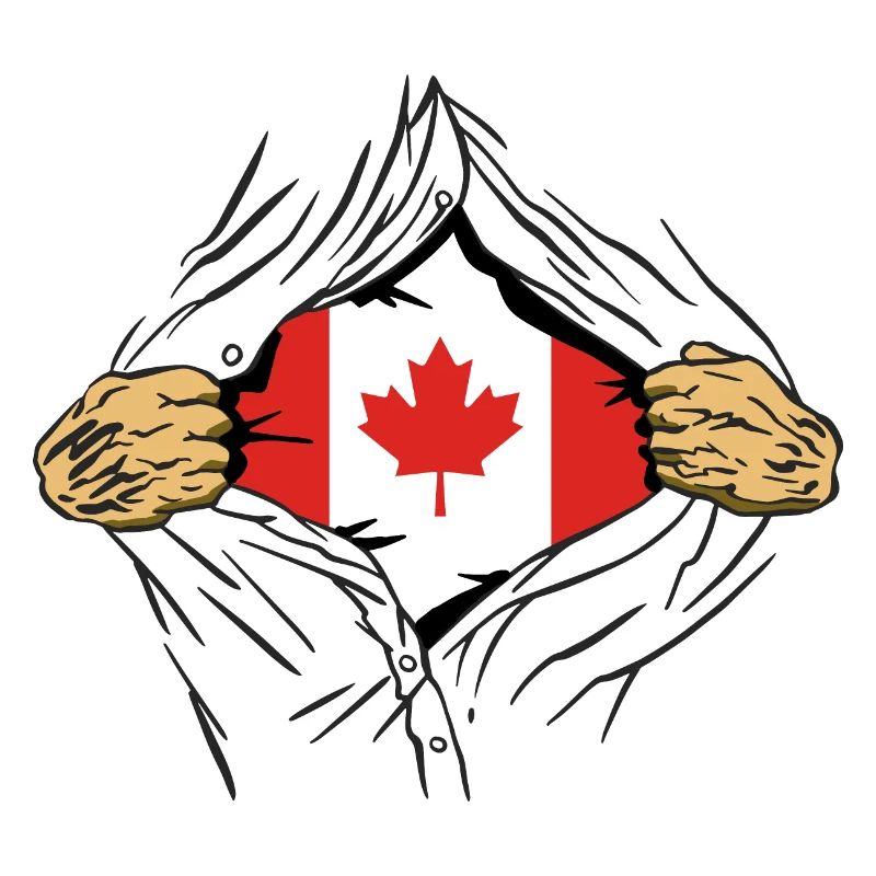 Drapeau du Canada Feuille d’érable Drapeau canadien Canada