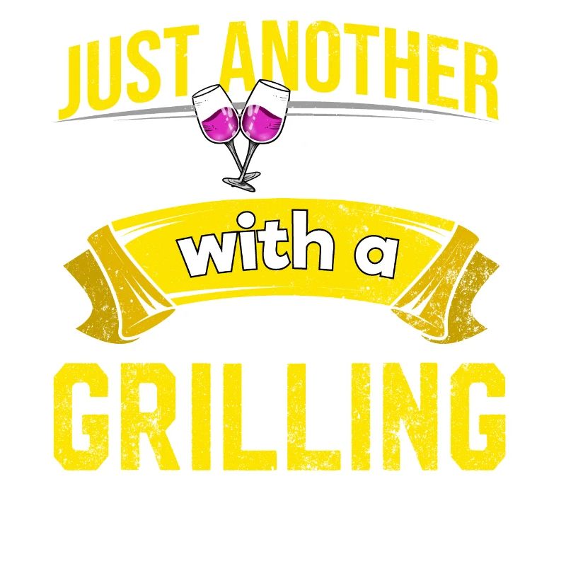 Wine drinker with barbecue problem Wine lover Funny