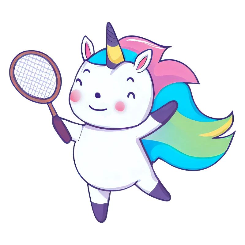Badminton-Einhorn