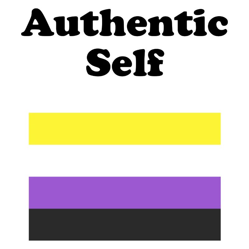 Non Binary Flag Authentic Self