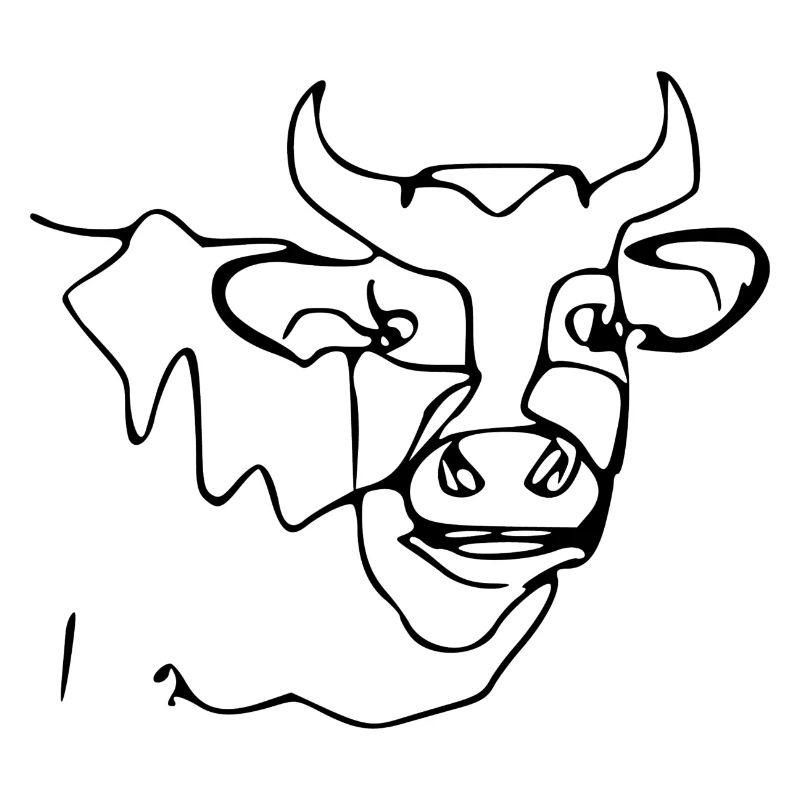 Une vache curieuse