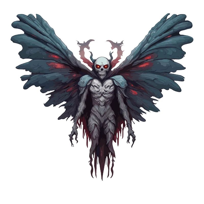 Mothman / Moth / Insect / Mythical Creature / Flutter