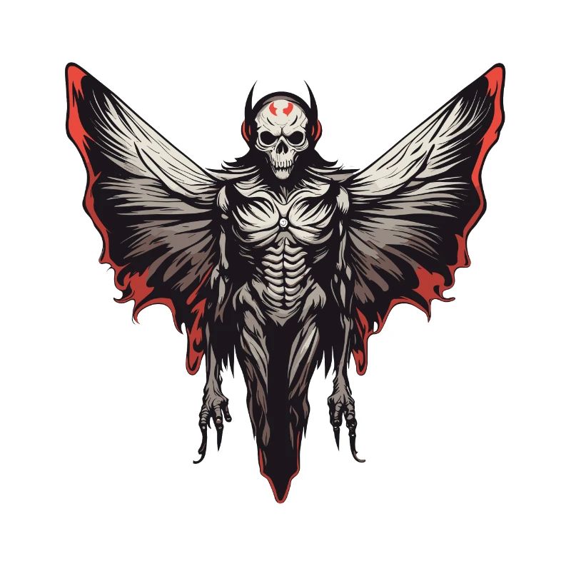 Mothman / Moth / Insect / Mythical Creature / Flutter