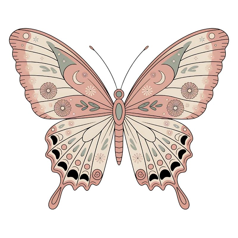 Boho Schmetterling