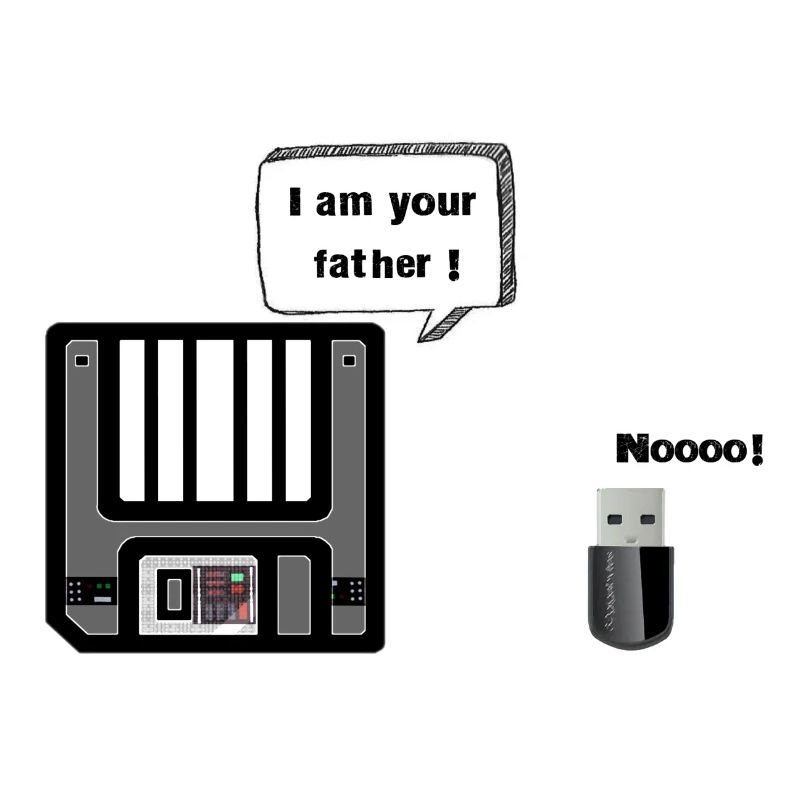 Diskette auf USB-Stick