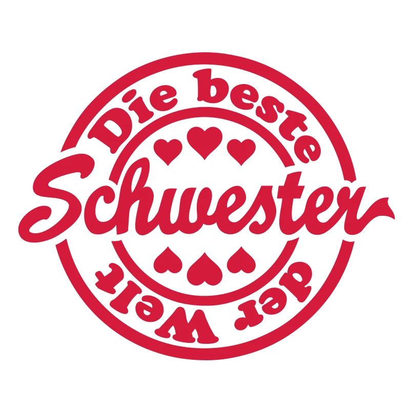 Beste Schwester (Stempel)