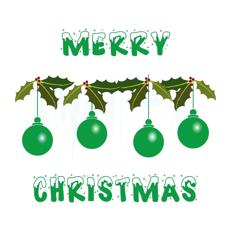 Boules de Noël vertes