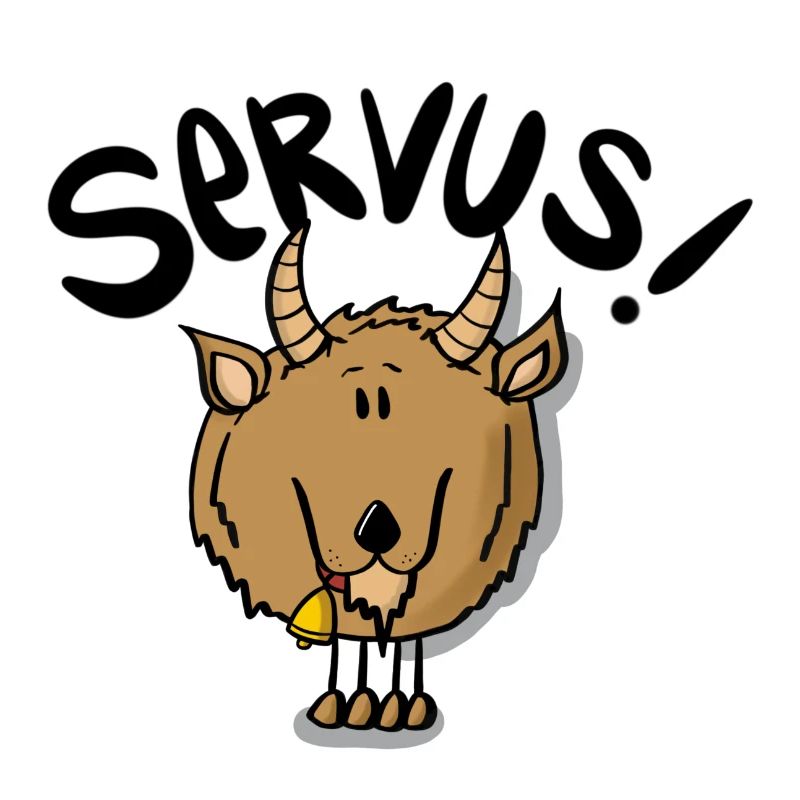 Ziege Servus