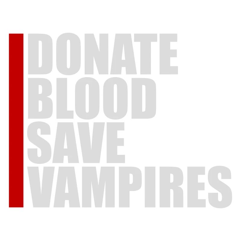 Donate Blood Spende Blut rette Vampire Halloween