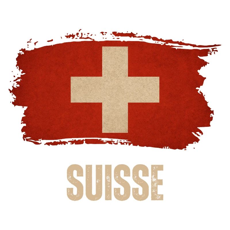 Grunge-Flagge der Schweiz, Schweizer Stolz