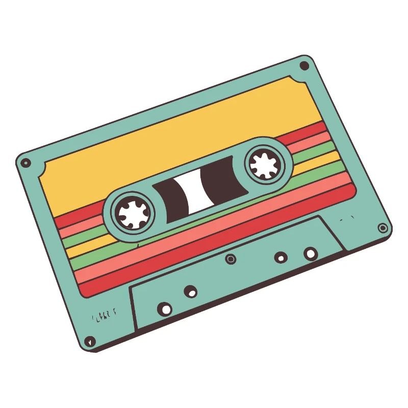 Cassette Pastel Rétro