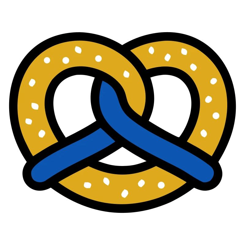 Pretzel Diamond Pattern Bavaria Volksfest Munich
